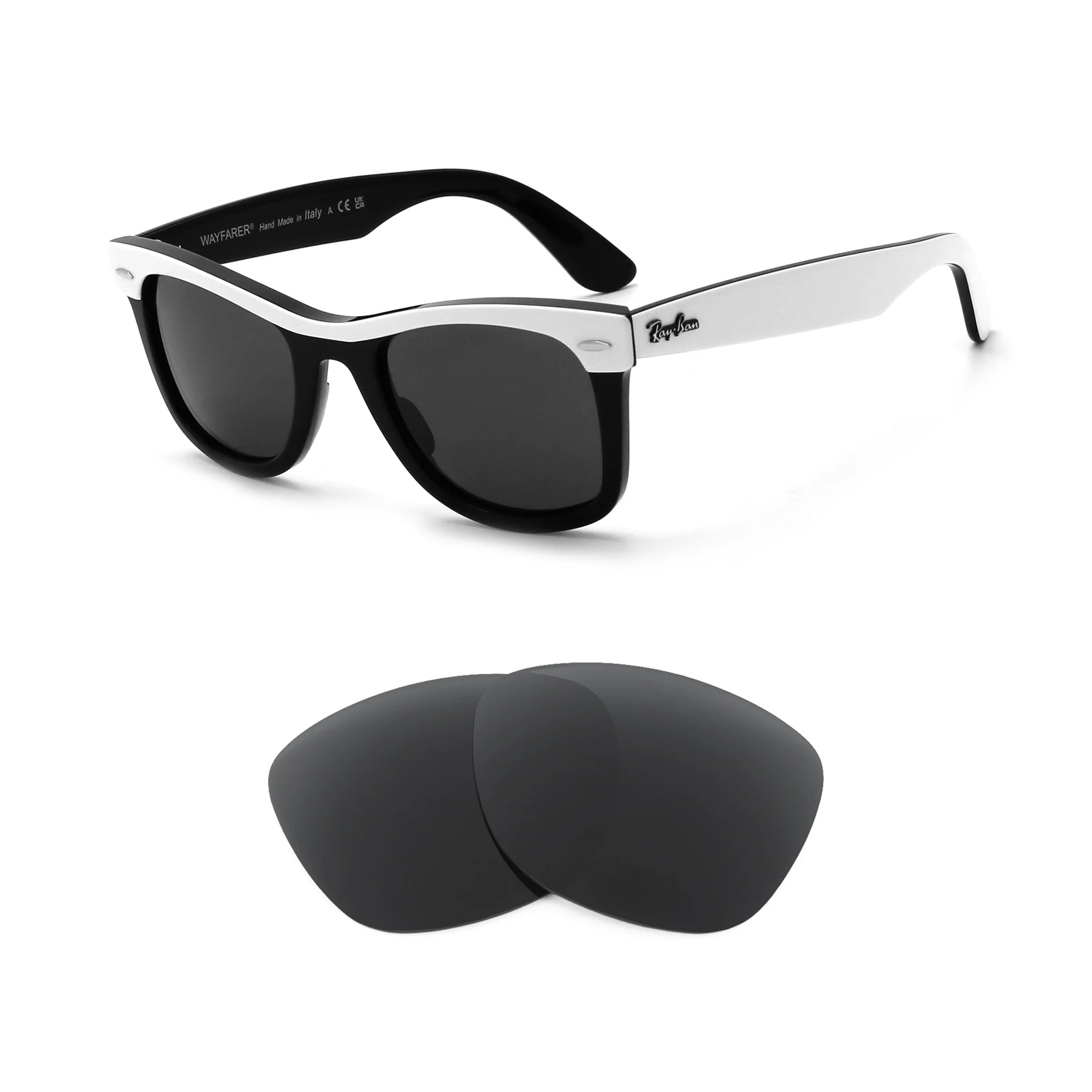 Revant Replacement Lenses for Ray-Ban Wayfarer Street Neat RB2240 50mm