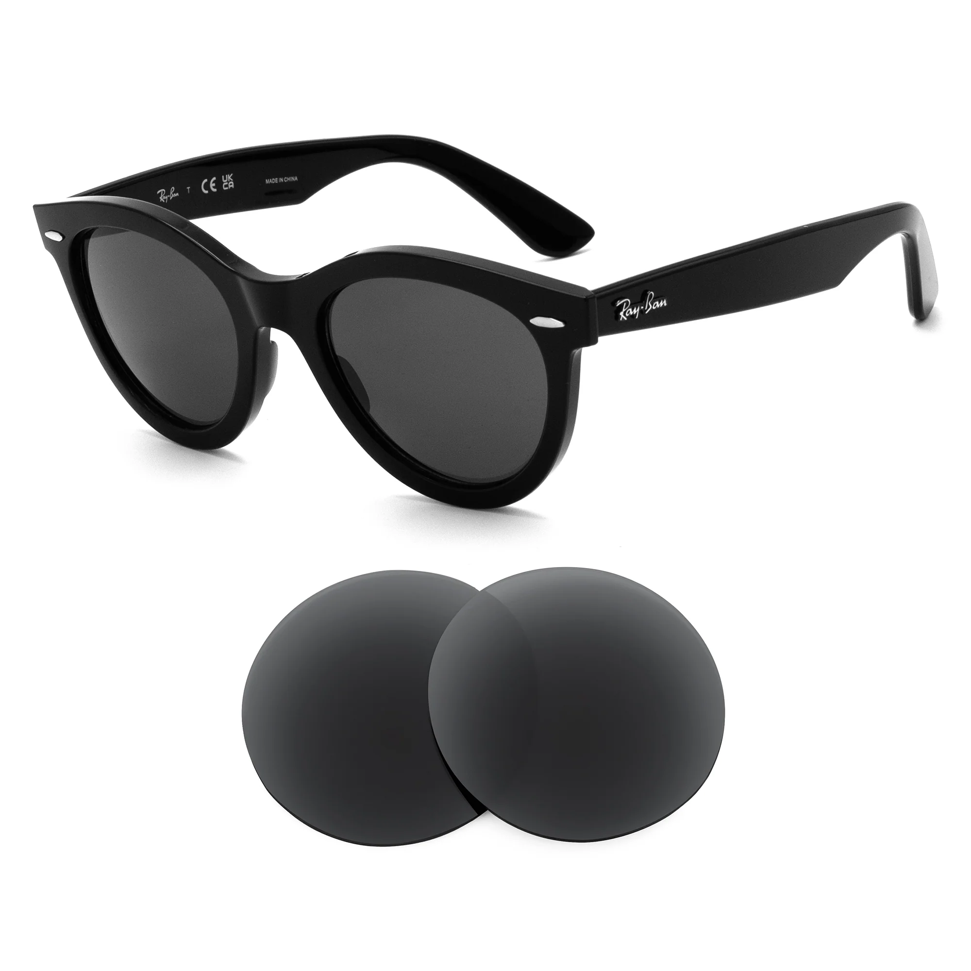 Revant Replacement Lenses for Ray-Ban Wayfarer Way RB2241 51mm