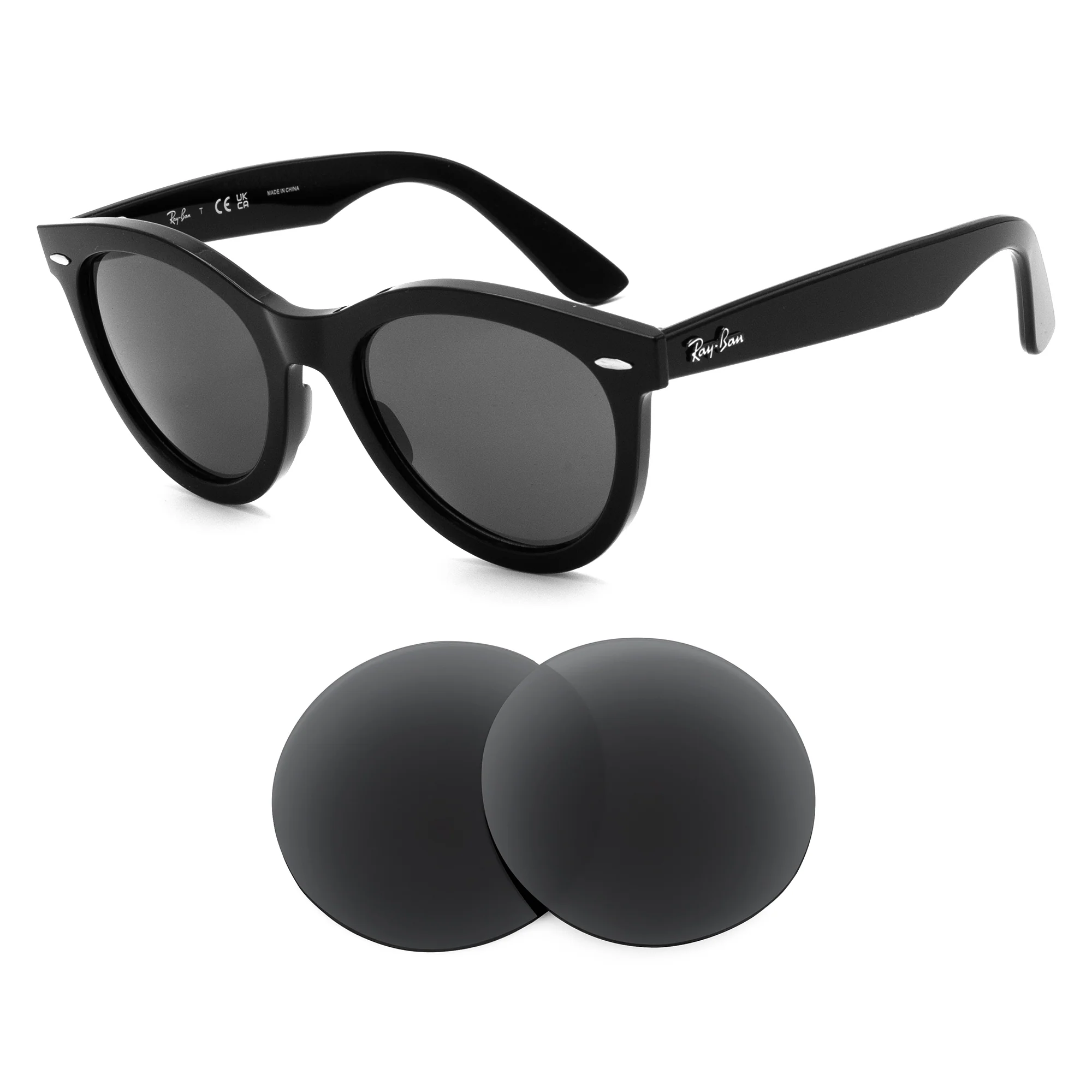Revant Replacement Lenses for Ray-Ban Wayfarer Way RB2241 54mm