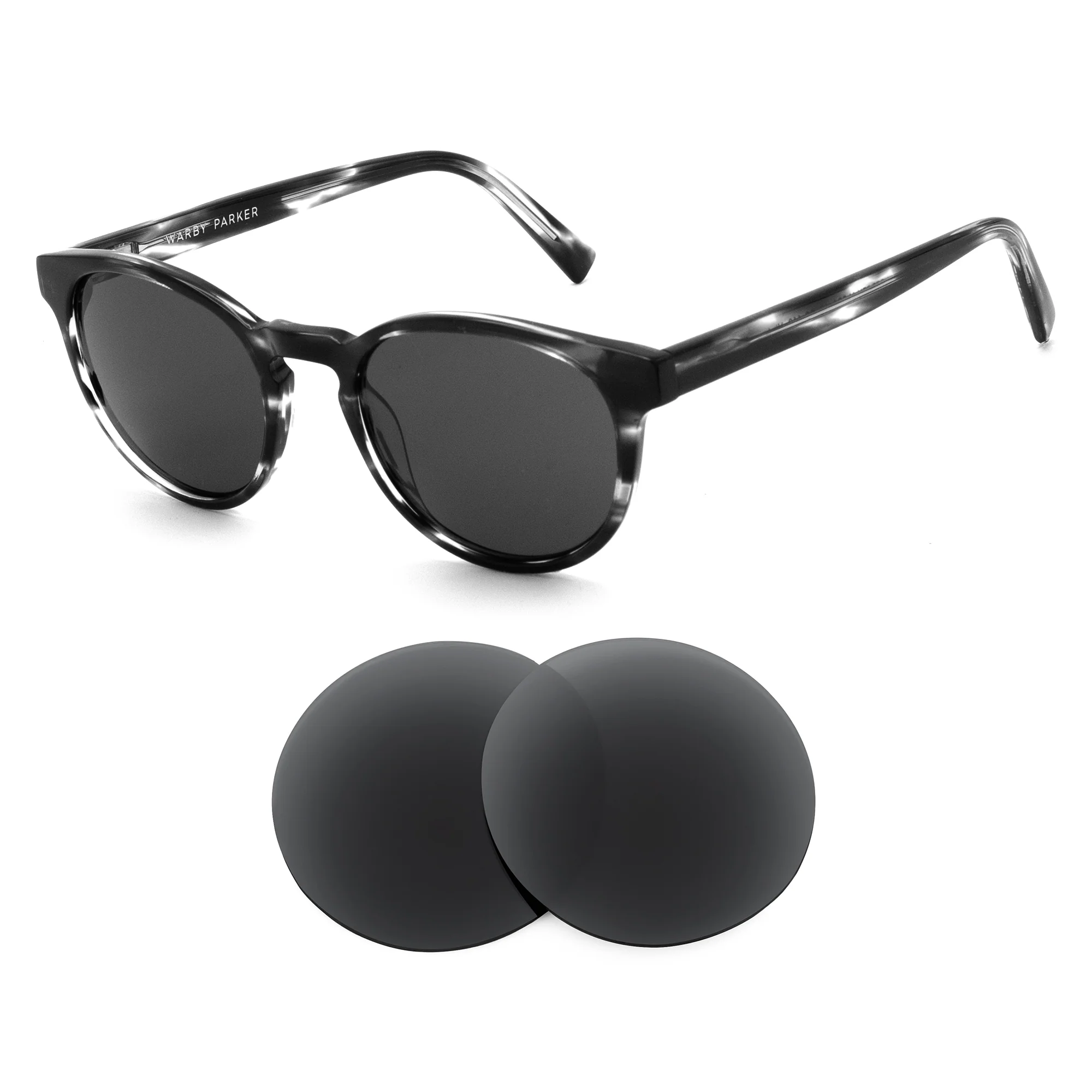 Revant Replacement Lenses for Warby Parker Percey 48mm