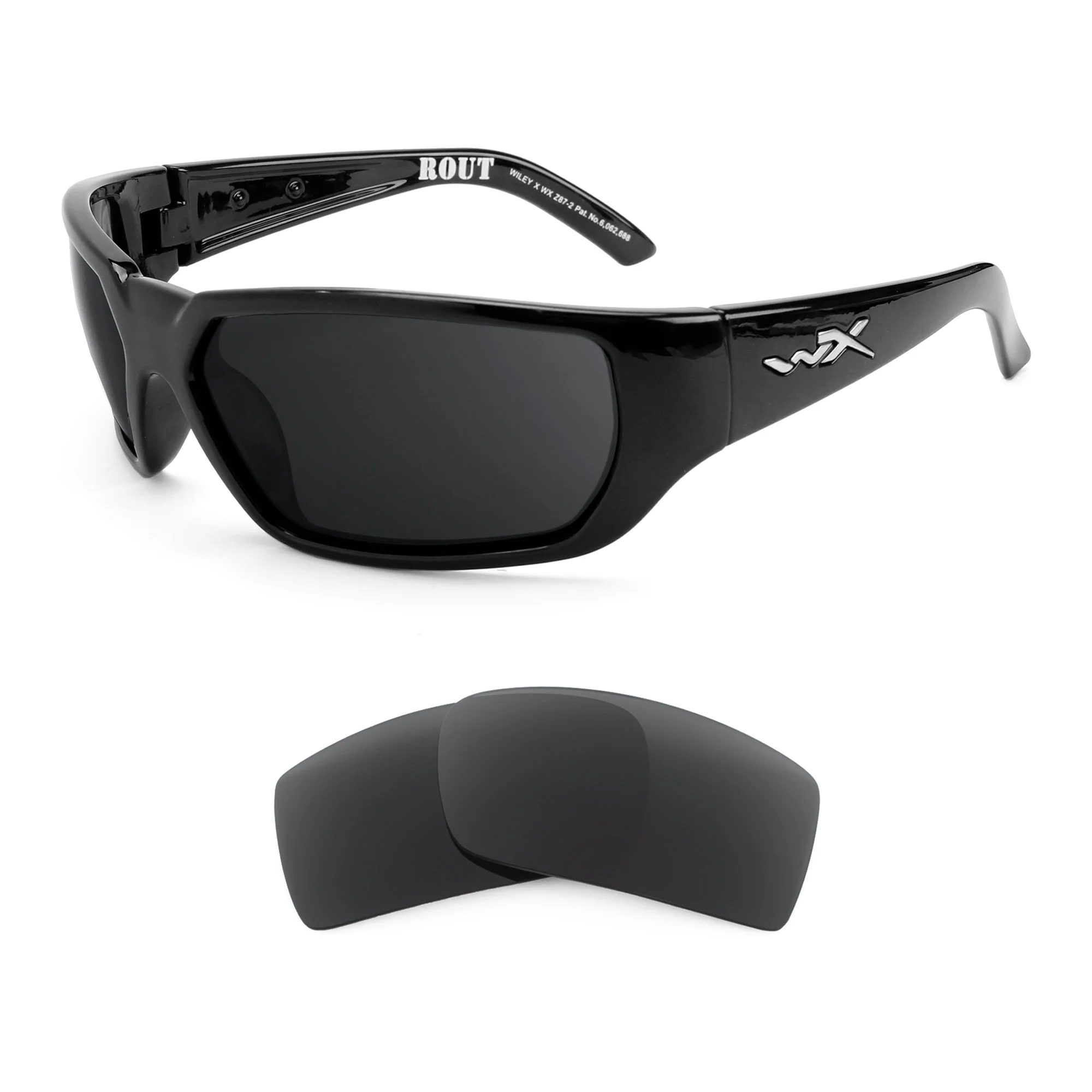 Revant Replacement Lenses for Wiley X Rout
